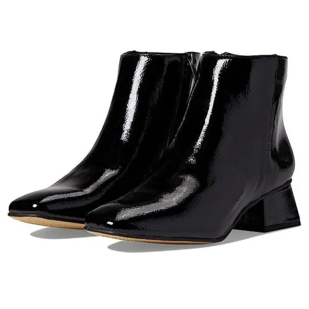 NEW Circus By Sam Edelman Daysi 1 Pointed Toe Side Zip Kitten Ankle Boots 9